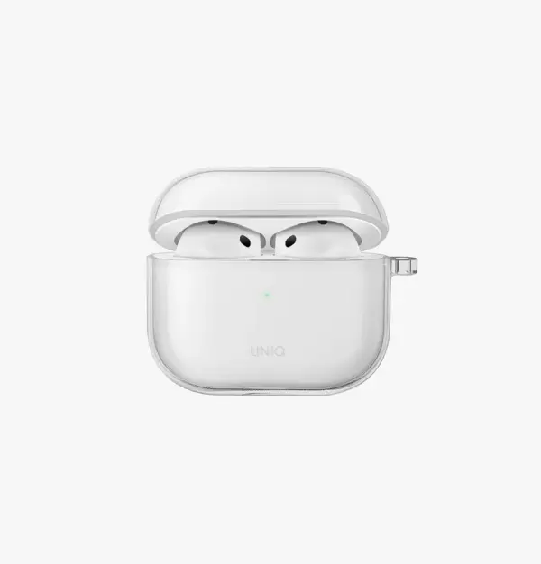 UNIQ GLASE SLIM PROTECTIVE CASE FOR AIRPODS 4TH GEN | CLEAR